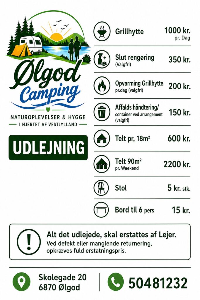 Ølgod Camping, tømrer i Vejle